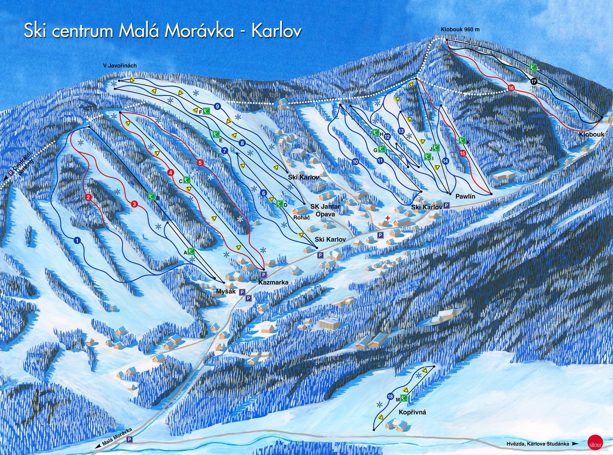 Ski Karlov slopes