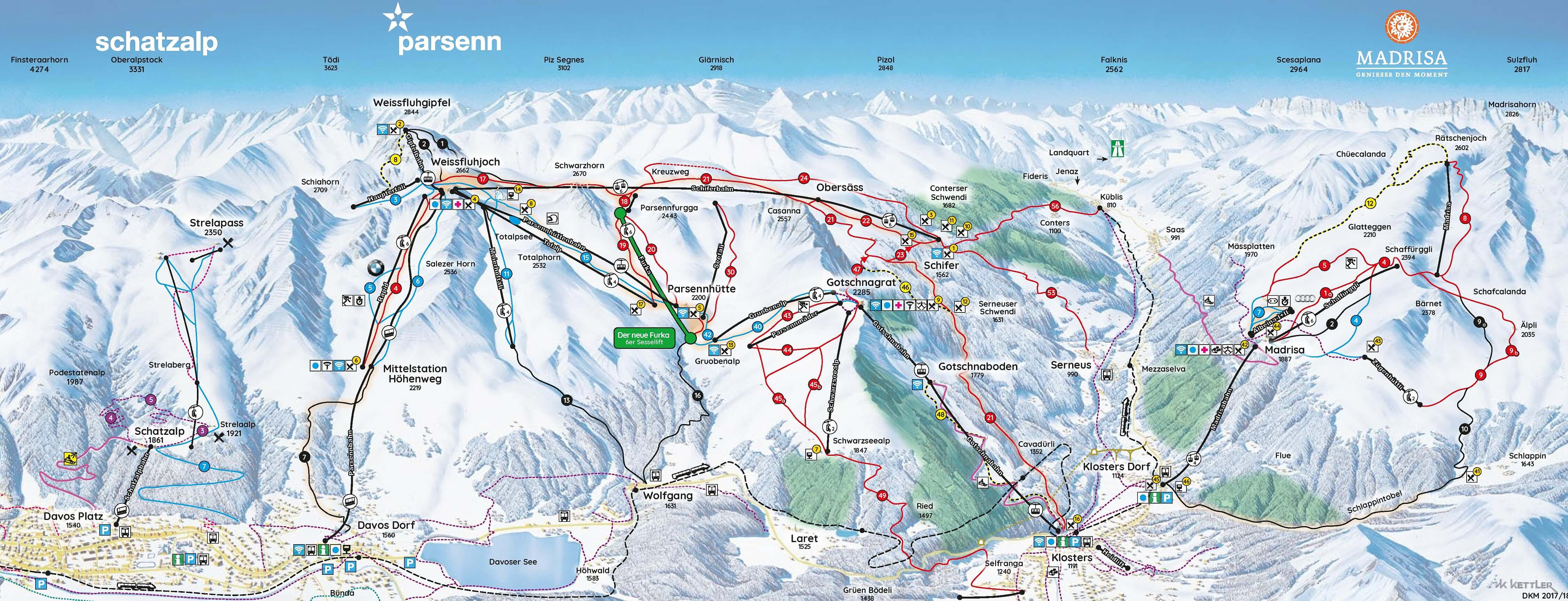 Klosters slopes