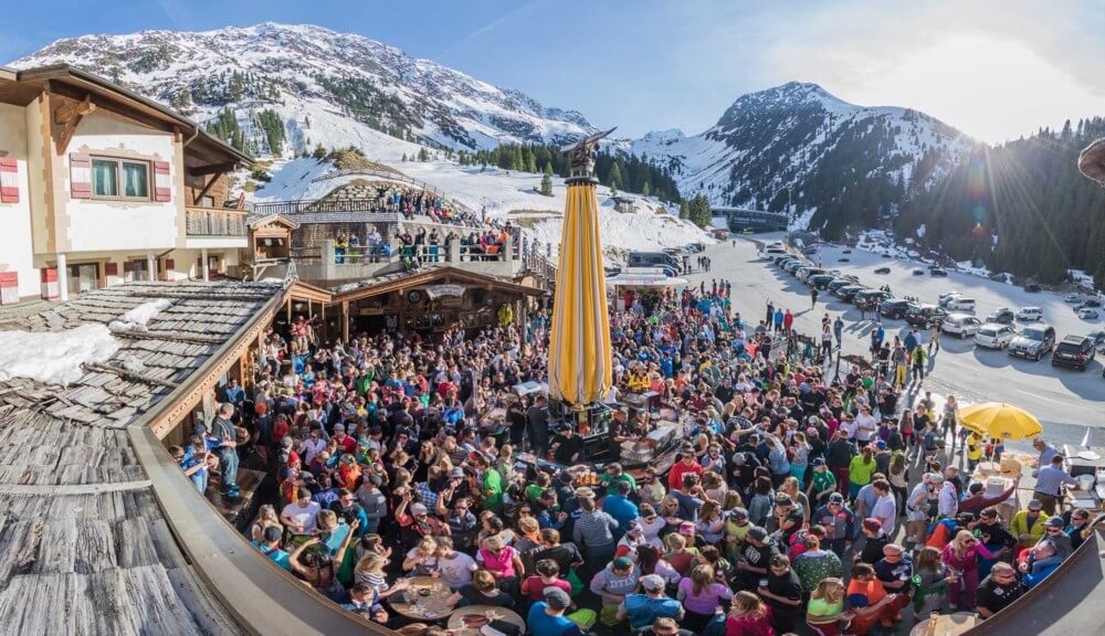 Austria apres ski bar