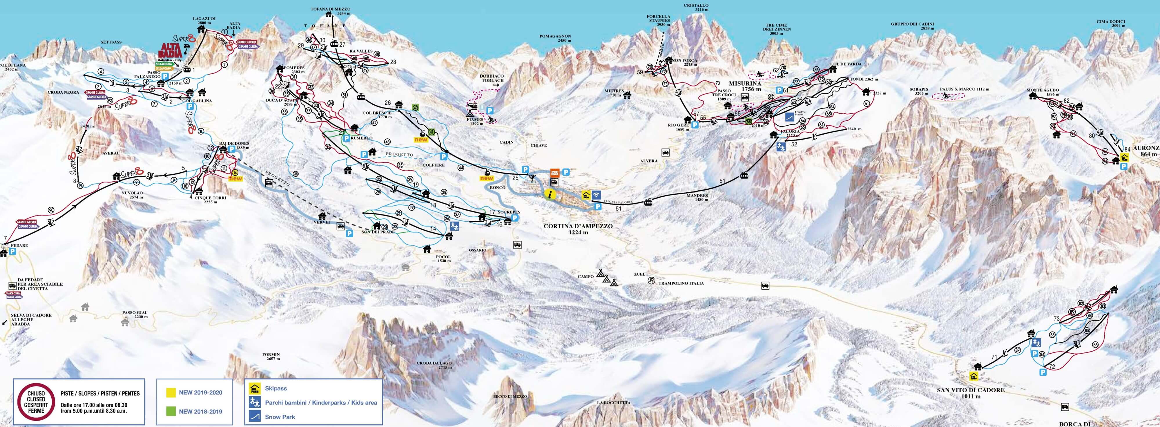 Cortina d'Ampezzo slopes